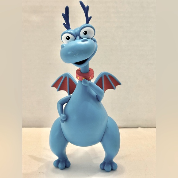 Disney Junior Doc McStuffin and Poseable Stuffy the Dragon Plastic Toys Lot of 2 - Picture 4 of 5